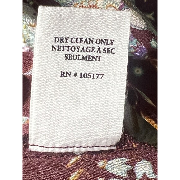 Ulla Johnson Elise Top Woman's 00 Heliotrope Silk Puff Sleeve Blouse Ruched - Picture 8 of 10